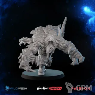 Описание картинки Chaos Spawn от Studio Cockatoo по цене 723руб | Свободный Рынок Миниатюр - СРМ