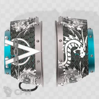 Описание картинки Alpha Legion Cataphractii Shoulder Pads от Saudad по цене 300руб | Свободный Рынок Миниатюр - СРМ