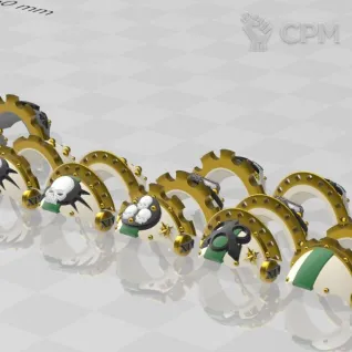 Описание картинки Death Guard Tartaros Shoulder Pads от Saudad по цене 300руб | Свободный Рынок Миниатюр - СРМ