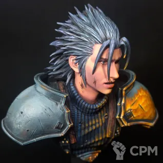 Описание картинки Zack FF7 от sleer40k по цене 20 000руб | Свободный Рынок Миниатюр - СРМ