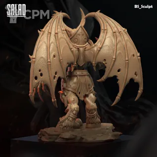 Описание картинки Dread Lord от Naggaroth Night по цене 2 000руб | Свободный Рынок Миниатюр - СРМ