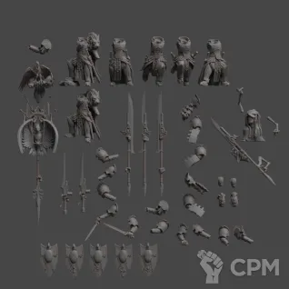 Описание картинки Custodian Guard - альт (отряд 5 моделей) от Магазин Альфария по цене 1 100руб | Свободный Рынок Миниатюр - СРМ