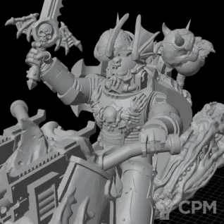 Описание картинки Night Lords Biker 3 Vexandros Ironnight от Стальные Небеса по цене 450руб | Свободный Рынок Миниатюр - СРМ
