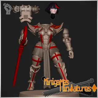 Описание картинки Рюка Ryuko nun anime figurine 32мм от ChurcHehe 3d print по цене 800руб | Свободный Рынок Миниатюр - СРМ