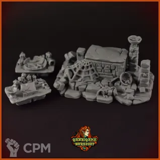Описание картинки Алтарь со съемными крышками от Gabrigame_Terrain по цене 400руб | Свободный Рынок Миниатюр - СРМ