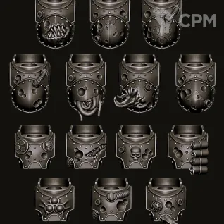 Описание картинки Plague Marines (отряд 5 моделей) от Магазин Альфария по цене 725руб | Свободный Рынок Миниатюр - СРМ