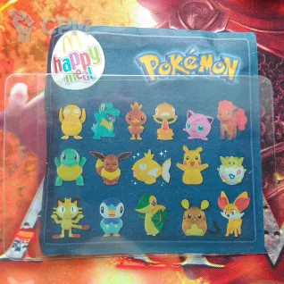 Описание картинки Полная коллекция фигурок Покемонов Хеппи Мил 2016 от Маклейн по цене 5 000руб | Свободный Рынок Миниатюр - СРМ