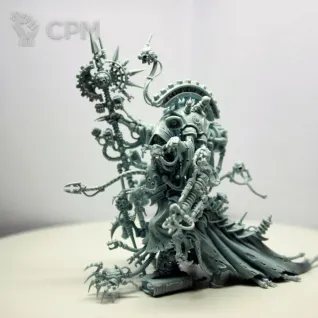 Описание картинки Archmagos Dominus Belisarius Cawl. Adeptus Mechani от Mechanic по цене 950руб | Свободный Рынок Миниатюр - СРМ