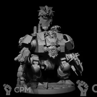 Описание картинки Space Wolves  Venerable Dreadnought / Dreadnought от MrMetalHorror по цене 1 000руб | Свободный Рынок Миниатюр - СРМ