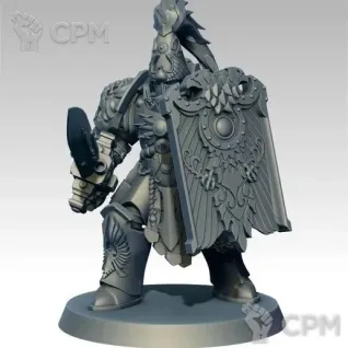 Описание картинки Custodian Guard (отряд 5 моделей) от Магазин Альфария по цене 1 000руб | Свободный Рынок Миниатюр - СРМ