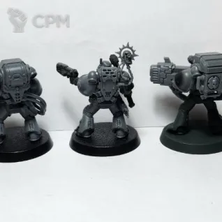Описание картинки Devastator squad, пластик от Shamkin по цене 1 800руб | Свободный Рынок Миниатюр - СРМ