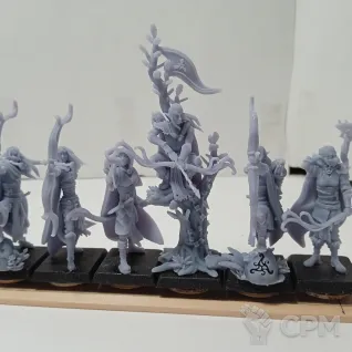 Описание картинки Лучники (Sylvan Archers (T9A) / Wood Elf Archers (TOW)) - 12 шт. от Syryus по цене 3 000руб | Свободный Рынок Миниатюр - СРМ