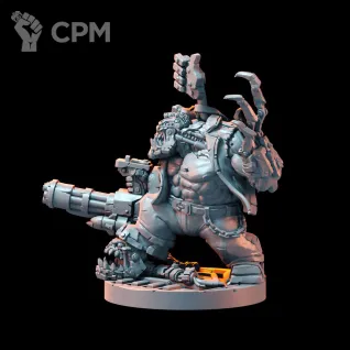 Описание картинки Миниатюра Варбосс Терминаторк,  Warboss от Brother Ork по цене 1 100руб | Свободный Рынок Миниатюр - СРМ