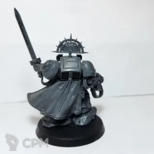 Описание картинки Captain in Terminator Armour, оригинал, отмытый оригинал от Shamkin по цене 2 300руб | Свободный Рынок Миниатюр - СРМ