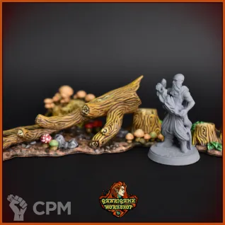Описание картинки Кусочек леса от Gabrigame_Terrain по цене 350руб | Свободный Рынок Миниатюр - СРМ
