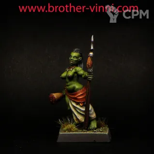 Описание картинки female orc от Brother Vinni по цене 410руб | Свободный Рынок Миниатюр - СРМ