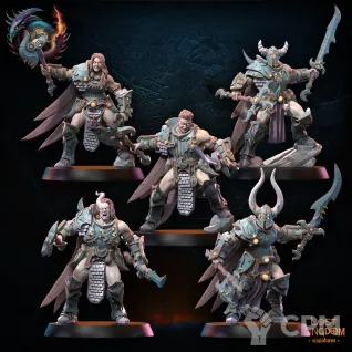 Описание картинки Chaos Warriors от Daniilfedyakov по цене 1 400руб | Свободный Рынок Миниатюр - СРМ