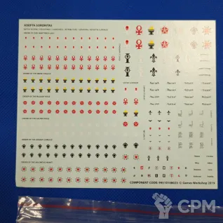 Описание картинки Adepta Sororitas transfer sheet #314 от WakoLab (Origs) по цене 350руб | Свободный Рынок Миниатюр - СРМ