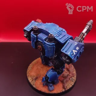 Описание картинки Ballistus Dreadnought Warhammer 40000 Ультрамарины, покрашен, SLA от Жидкий Пират по цене 3 700руб | Свободный Рынок Миниатюр - СРМ