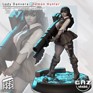 Описание картинки DemonSlayer Woman от PocketSized Prints по цене 250руб | Свободный Рынок Миниатюр - СРМ