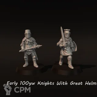 Описание картинки Early 14th Century English warriors от Manufactorum76 по цене 1 500руб | Свободный Рынок Миниатюр - СРМ