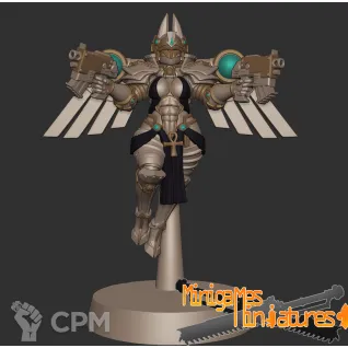 Описание картинки Серафимы Bastet seraphim anime figurines 32мм от ChurcHehe 3d print по цене 900руб | Свободный Рынок Миниатюр - СРМ