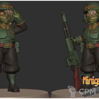 Описание картинки Гоблин гвардеец Gobbo guard anime figurine 32мм от ChurcHehe 3d print по цене 700руб | Свободный Рынок Миниатюр - СРМ