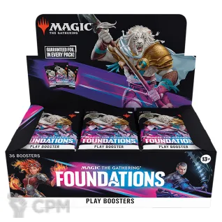 Описание картинки Дисплей play-бустеров выпуска MTG Foundations на английском языке от Дауран по цене 15 500руб | Свободный Рынок Миниатюр - СРМ