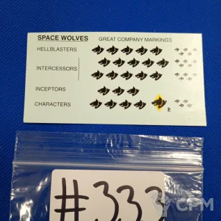 Описание картинки Space Wolves Great Company Markings transfers #333 от WakoLab (Origs) по цене 320руб | Свободный Рынок Миниатюр - СРМ