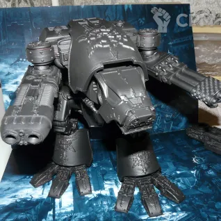 Описание картинки Chaos Warhound Боевой пёс хаоса - class Titan от volkolok13 по цене 7 500руб | Свободный Рынок Миниатюр - СРМ
