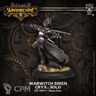 Описание картинки Cryx Solo Warwitch Siren от Kaelis по цене 1 500руб | Свободный Рынок Миниатюр - СРМ