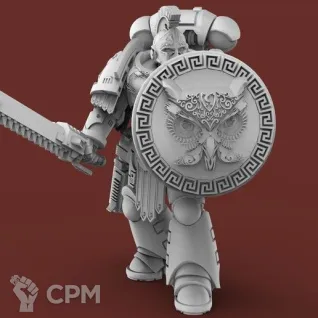 Описание картинки Минотавры#2(болтеры/пиломечи) от 3D Wargaming по цене 250руб | Свободный Рынок Миниатюр - СРМ