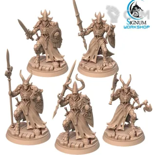 Описание картинки Grave Guard / Barrow Guard /Deathrattle Skeletons - 5 Штук от MrMetalHorror по цене 500руб | Свободный Рынок Миниатюр - СРМ