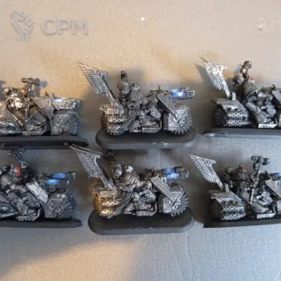 Описание картинки Ravenwing Bikers от Эмиль по цене 3 000руб | Свободный Рынок Миниатюр - СРМ