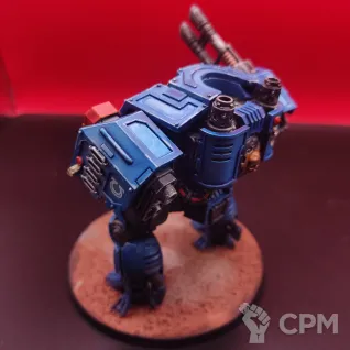 Описание картинки Ballistus Dreadnought Warhammer 40000 Ультрамарины, покрашен, SLA №2 от Жидкий Пират по цене 3 700руб | Свободный Рынок Миниатюр - СРМ