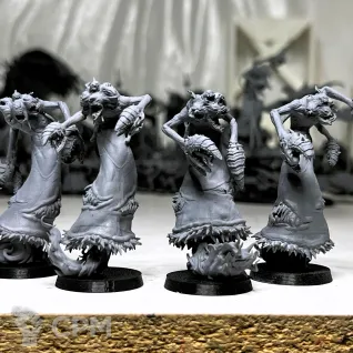 Описание картинки Flamers of Tzeentch (отряд 3 модели) от Магазин Альфария по цене 720руб | Свободный Рынок Миниатюр - СРМ