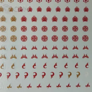 Описание картинки Transfer Sheet White Scars от ССП по цене 1 800руб | Свободный Рынок Миниатюр - СРМ