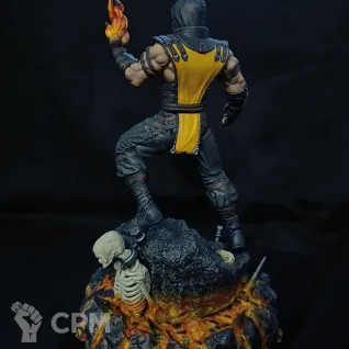 Описание картинки Скорпион Mortal Kombat от Н по цене 10 500руб | Свободный Рынок Миниатюр - СРМ