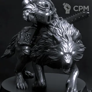 Описание картинки Thunderwolf Cavalry от Магазин Альфария по цене 890руб | Свободный Рынок Миниатюр - СРМ
