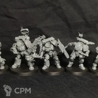 Описание картинки Deathwatch Kill Team x10 от psiblad3_art по цене 8 500руб | Свободный Рынок Миниатюр - СРМ