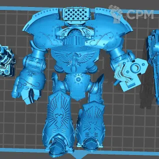 Описание картинки Telemon Heavy Dreadnought от Магазин Альфария по цене 1 600руб | Свободный Рынок Миниатюр - СРМ