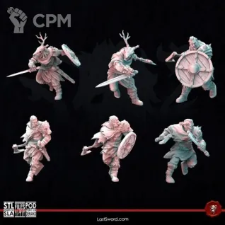 Описание картинки norsca marauders от Daniilfedyakov по цене 950руб | Свободный Рынок Миниатюр - СРМ