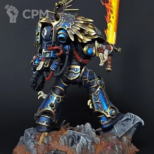 Описание картинки Roboute Guilliman, Робаут Жиллиман от Nivoraxis по цене 8 500руб | Свободный Рынок Миниатюр - СРМ