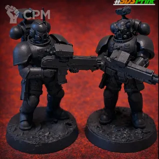 Описание картинки Миниатюры Warhammer 40,000 Blood Angels Incursor Squad,набор 5 шт+подставки, собранные и з от 3DSprint по цене 888руб | Свободный Рынок Миниатюр - СРМ