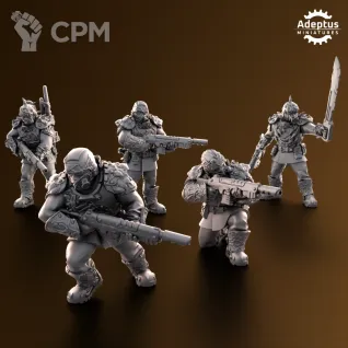 Описание картинки Squad Sporeblight Regiment от Zakat-3D по цене 1 500руб | Свободный Рынок Миниатюр - СРМ