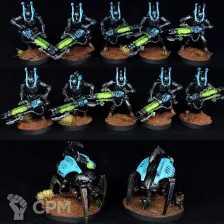 Описание картинки Necron Immortals Canoptek Tomb Crawlers от Chain Brush по цене 4 000руб | Свободный Рынок Миниатюр - СРМ