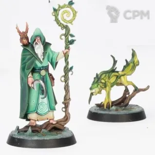 Описание картинки Warhammer Quest Darkwater: Hero Jacobus Vyne with Wisper (Mage) от WastelandMiniatures по цене 420руб | Свободный Рынок Миниатюр - СРМ