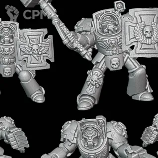 Описание картинки Terminator Assault Squad x5 от Surreal Factory по цене 850руб | Свободный Рынок Миниатюр - СРМ