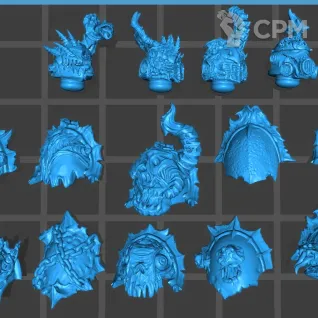 Описание картинки Plague Marines - альт от Магазин Альфария по цене 200руб | Свободный Рынок Миниатюр - СРМ