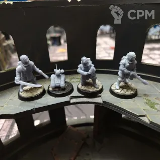 Описание картинки Krieg Combat Engineers 1 от Astramael по цене 750руб | Свободный Рынок Миниатюр - СРМ